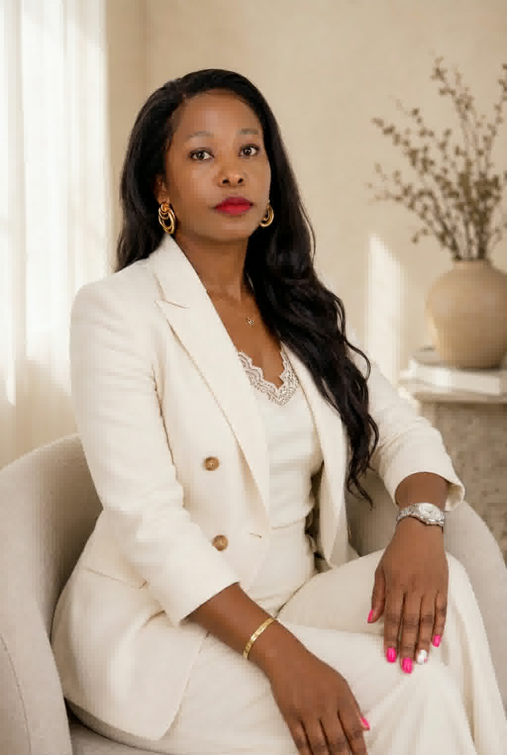 Portrait of Tholang Moloi, founder of She Unmuted.